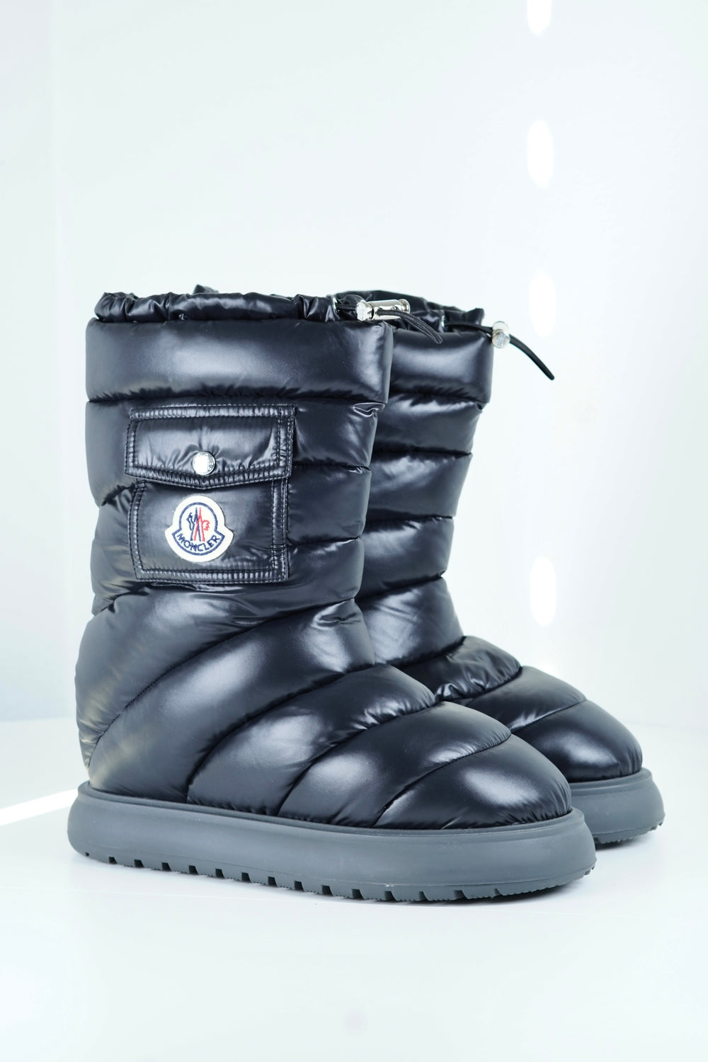 Moncler Gaia logo-patch snow boots