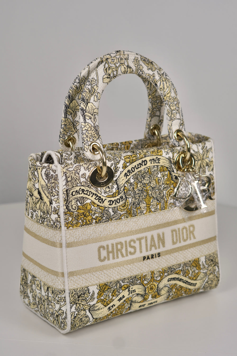 Lady Dior Medium Toile de Jouy (Around the world)  (collectionable special)